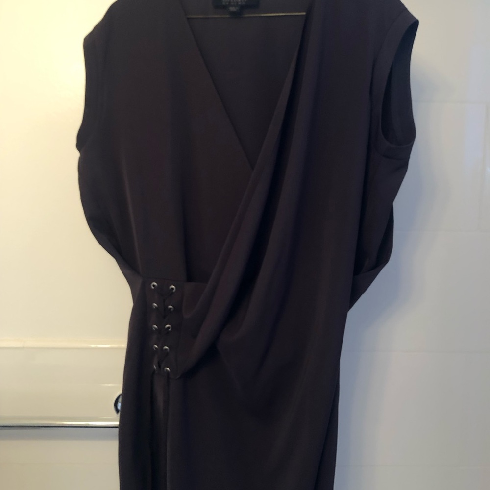 All Saints Charcoal Silk dress size 2